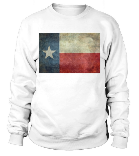 Texas flag Vintage retro Sweatshirt Unisex