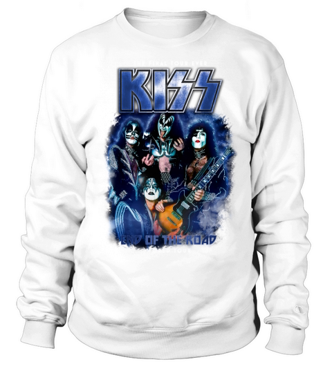 The final tour ever Kiss End of the road 1976 Sweatshirt Unisex