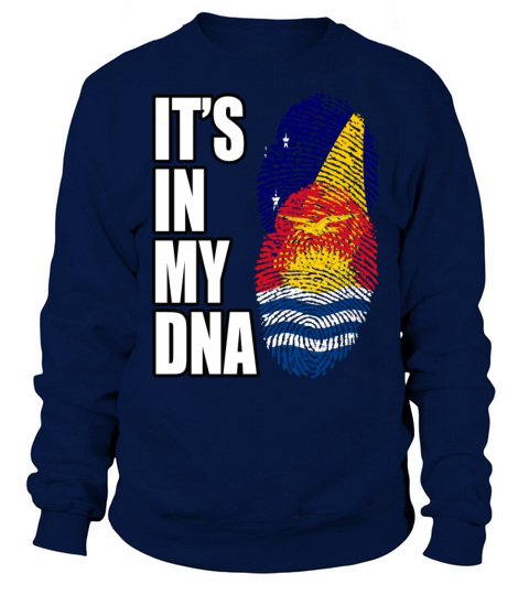 Tokelauan And Kiribati Mix Heritage DNA Flag Sweatshirt Unisex