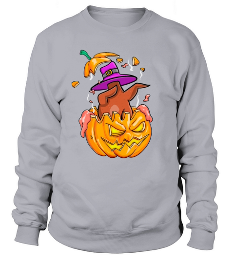 Turkey Dabbing Halloween T-Shirt Pumpkin Dab Gift Sweatshirt Unisex