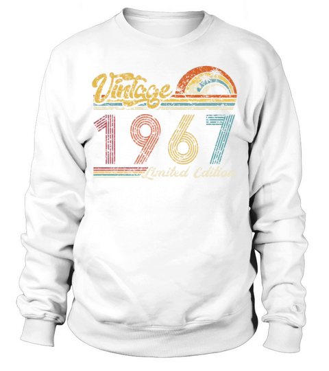 Vintage "Limited Edition" Vintage 1967 Birthday Sweatshirt Unisex