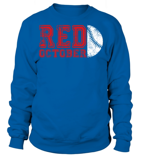 Vintage Red October Philly Philadelphia Baseball Sweatshirt Unisex