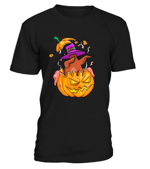 Turkey Dabbing Halloween T-Shirt Pumpkin Dab Gift T-Shirt Unisex