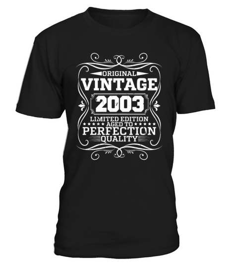 Vintage 2003 Original Limited Edition T-Shirt Unisex