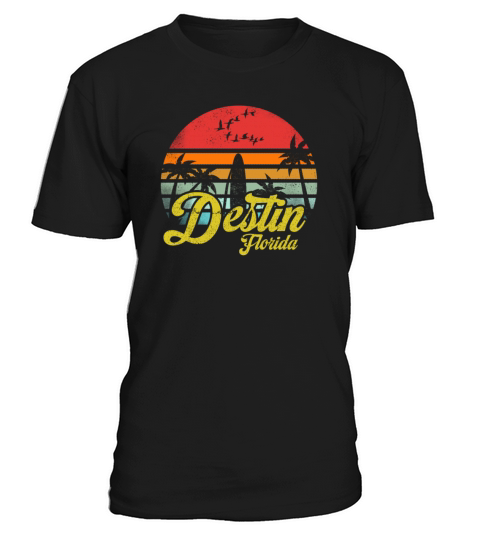 Vintage Destin Florida Surfing Retro Surf Humor T-Shirt Unisex
