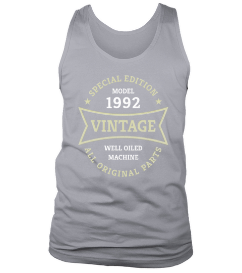 30th Birthday Gifts Born 1992 Vintage 30 Year Old Tank Top Unisex
