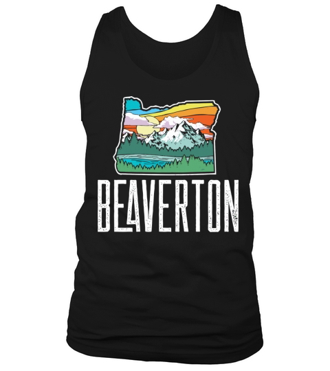 Beaverton Vintage Oregon Nature Outdoors Retro Gra Tank Top Unisex