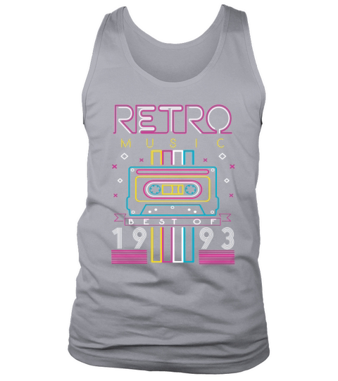 Best Of 1993 Retro Cassette Vintage Birthday Tank Top Unisex