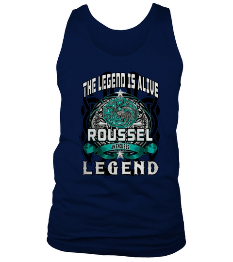 BNS89943-ROUSSEL ENDLESS LEGEND 3 HEAD DRAGON Tank Top Unisex