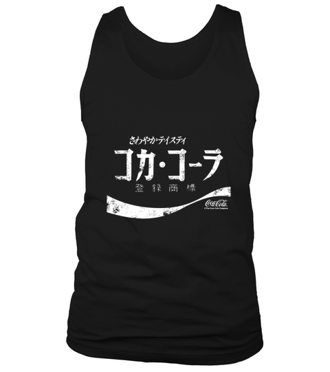Coca-Cola Japanese Coke Logo Graphic T-Shirt LIMTED EDITION Tank Top Unisex