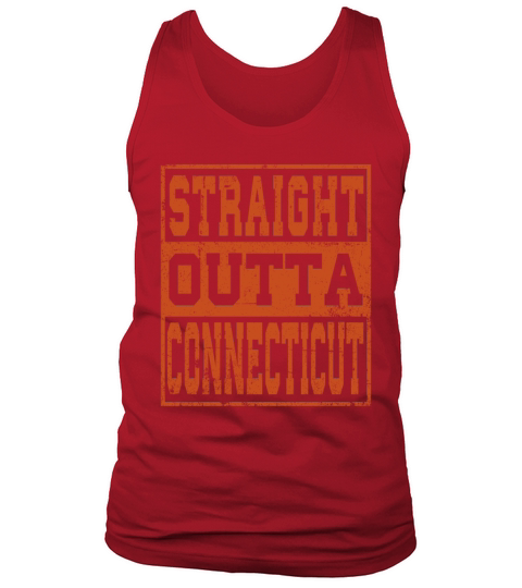 Connecticut Straight outta Connecticut Vintage Tank Top Unisex