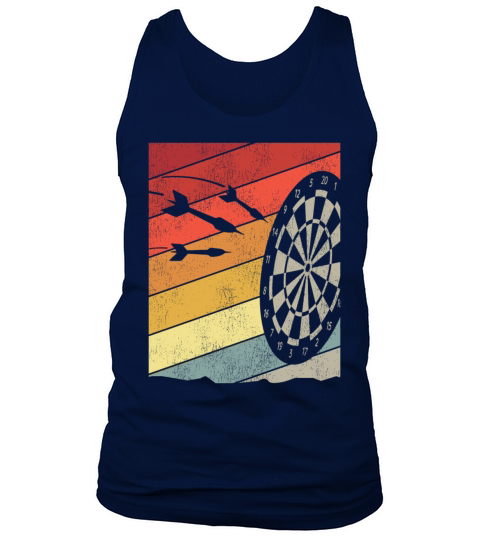 Darts Board Retro Vintage Tank Top Unisex