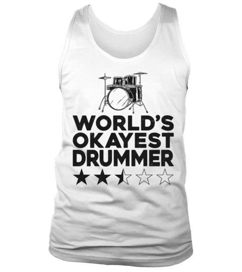 Drummer Drum Set Vintage WorldS Tank Top Unisex