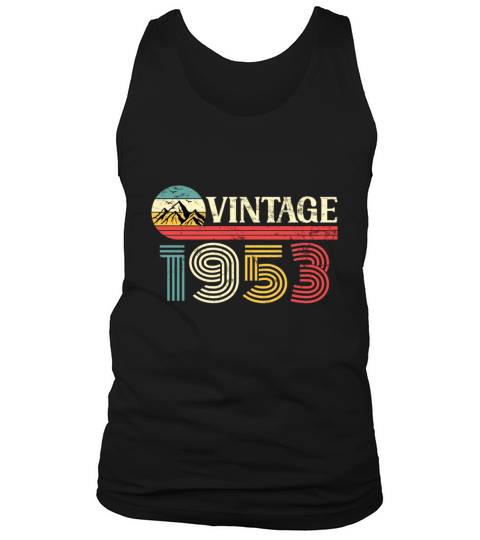 Funny Birthday Born in 1953 Limited Edition Tank Top Unisex