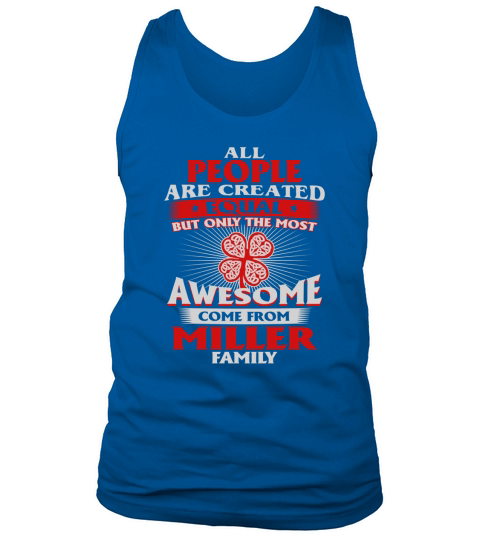Its a Miller Thing You Wouldnt Understand - Name Custom T-Shirts Tank Top Unisex