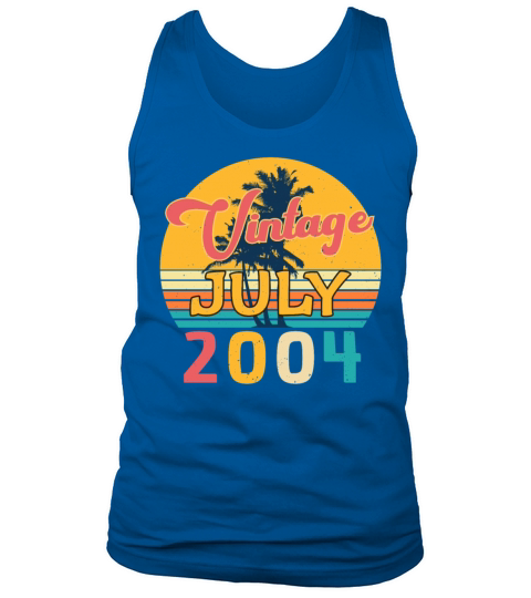 July 2004 Finally 18 Years Tank Top Unisex