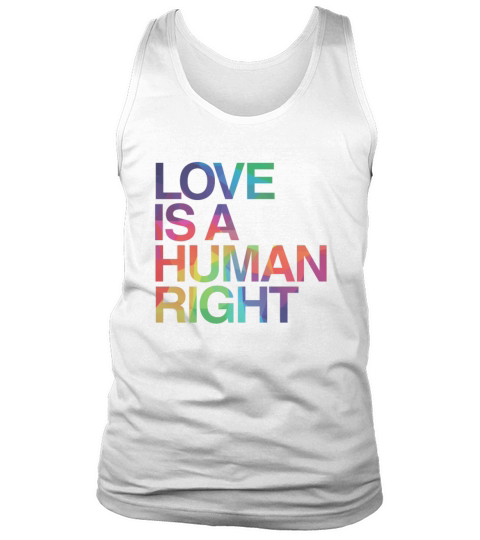 Love is Human Right LGBT Gay Pride Tank Top Unisex