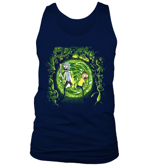 RICK &amp;amp; MORTY PORTAL AND THE MONSTERS Tank Top Unisex