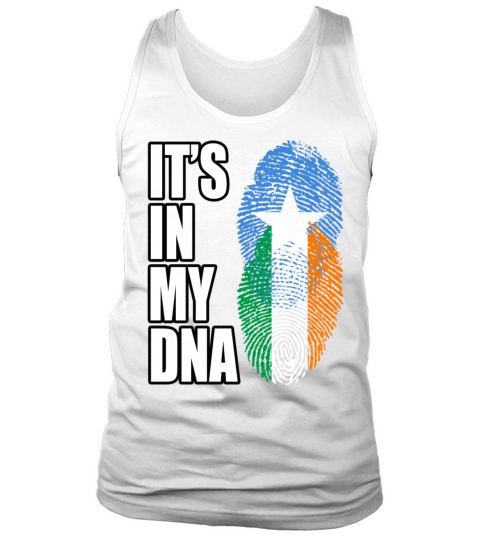 Somali And Irish Vintage Heritage DNA Flag Tank Top Unisex