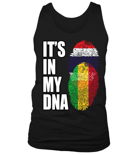 Thai And Malian Vintage Heritage DNA Flag Tank Top Unisex