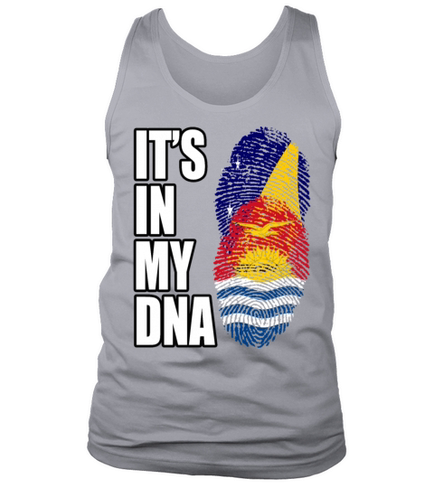 Tokelauan And Kiribati Mix Heritage DNA Flag Tank Top Unisex