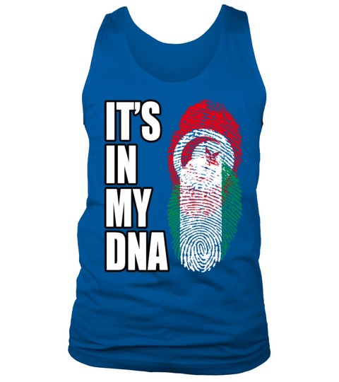Tunisian And Nigerian Mix Heritage DNA Flag Tank Top Unisex