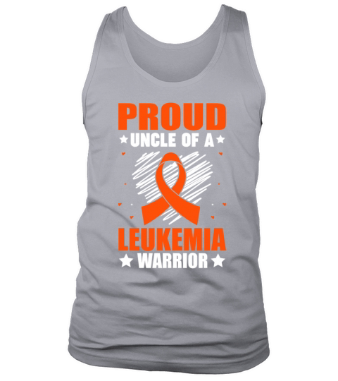 Uncle Leukemia Cancer Awareness Warrior Support Or Tank Top Unisex