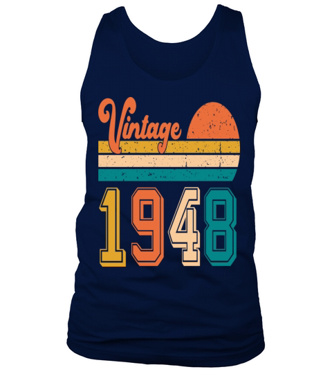 Vintage 1948 birthday gift Tank Top Unisex