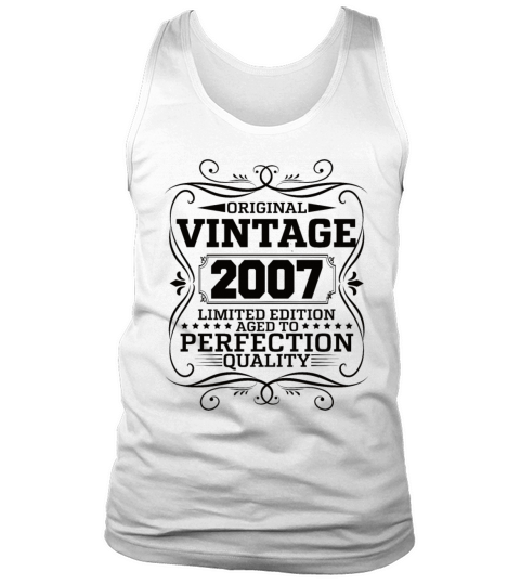 Vintage 2007 Original Limited Edition Tank Top Unisex