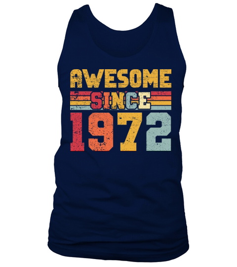 Vintage 50 Birthday Costume Men 50th BDay Birthday Tank Top Unisex