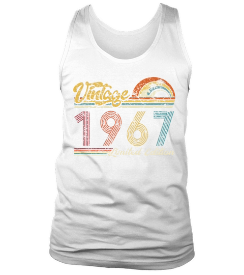 Vintage "Limited Edition" Vintage 1967 Birthday Tank Top Unisex