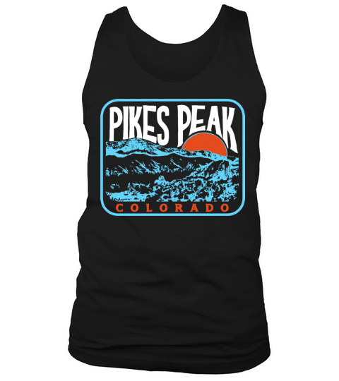 Vintage Pikes Peak Colorado Retro Style Mountains Tank Top Unisex