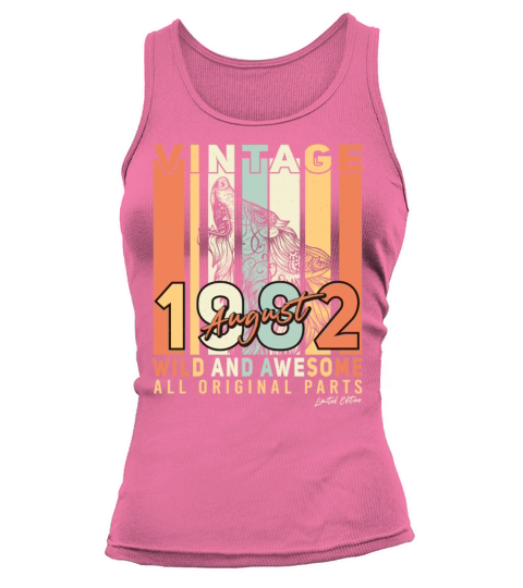 40th Anniversary Of August 1982 Tank top Woman