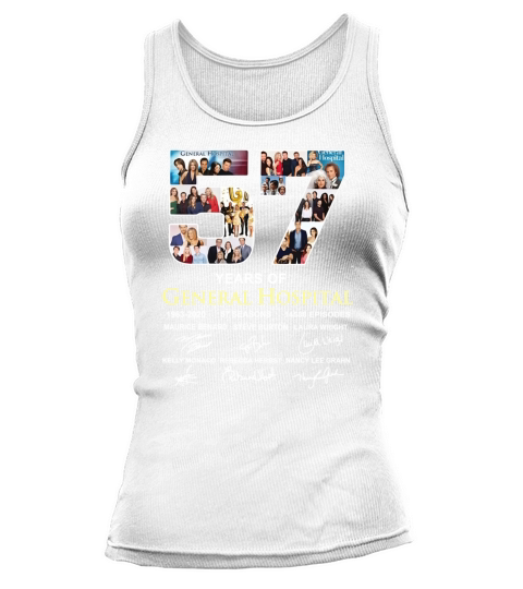 57 Years of General Hospital 1963 2020 57 seasons all characters signatures shirtn Tank top Woman