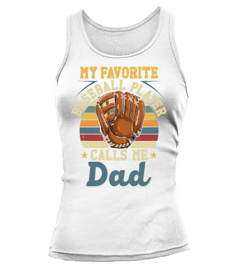 Baseball Fan Dad Father Vintage Tank top Woman