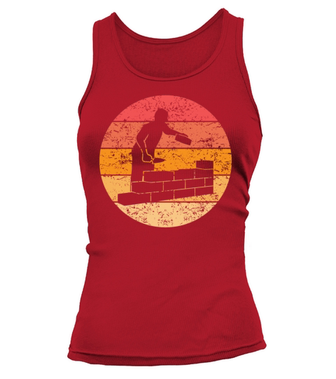Bricklayer Craftsman Profession Retro Gift Idea Tank top Woman