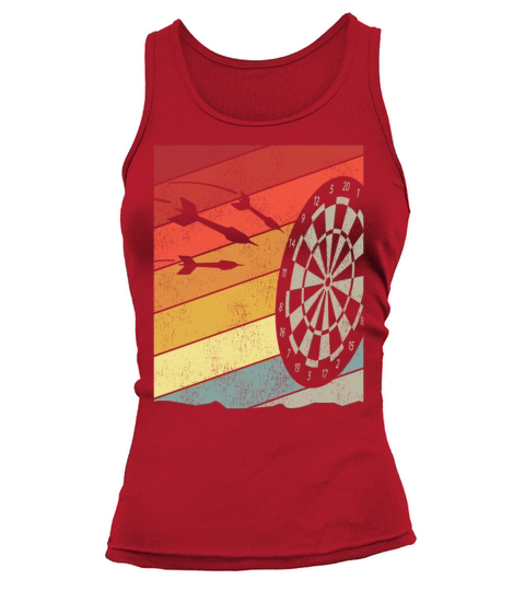Darts Board Retro Vintage Tank top Woman