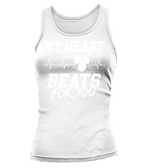 Drummer Drum Set Vintage Heart My Tank top Woman