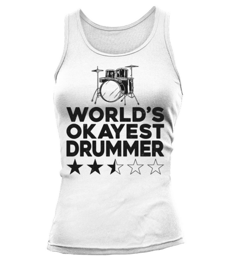 Drummer Drum Set Vintage WorldS Tank top Woman