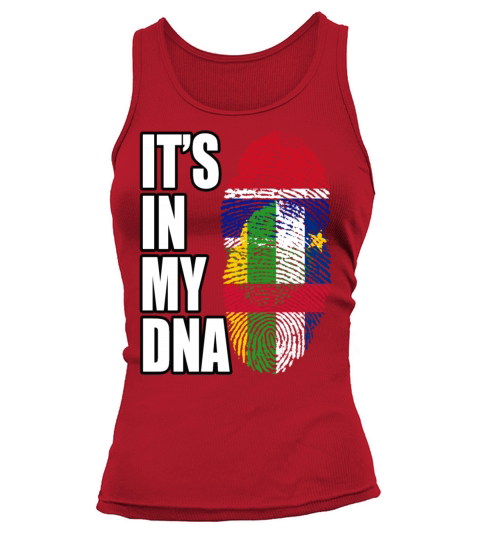 Gambian And Central African Mix Heritage DNA Flag Tank top Woman