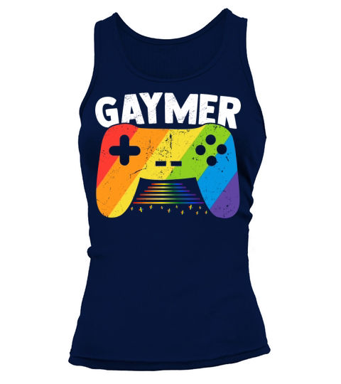 Gaymer Rainbow Pride Month Video Game Player Gay Tank top Woman