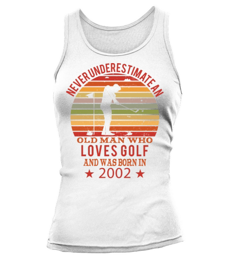 Golfing Golfplayers Vintage 2002 Birthday Tank top Woman