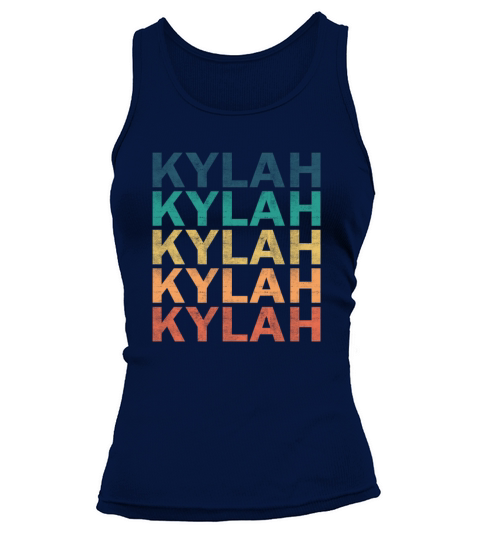 Kylah Name T Shirt - Kylah Vintage Retro Name Gift Tank top Woman