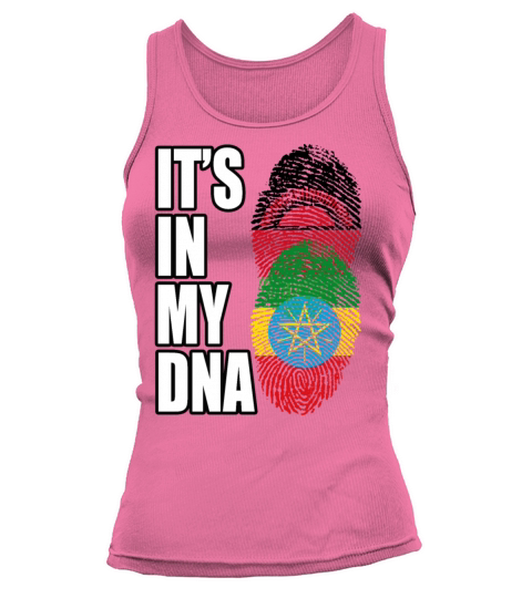 Malawian And Ethiopian Mix Heritage DNA Flag Tank top Woman