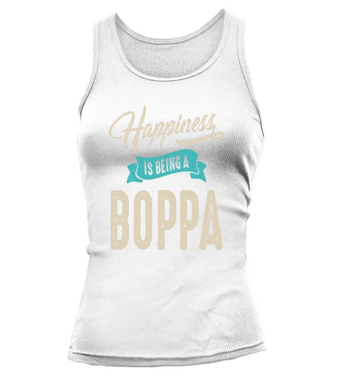 Mens Happiness Is Being A Boppa funny Grandpa Tank top Woman