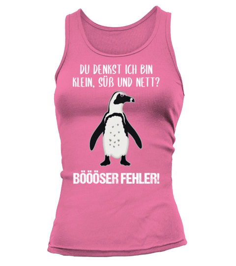 Penguin Small Sweet Nice Funny Quote Gift Tank top Woman