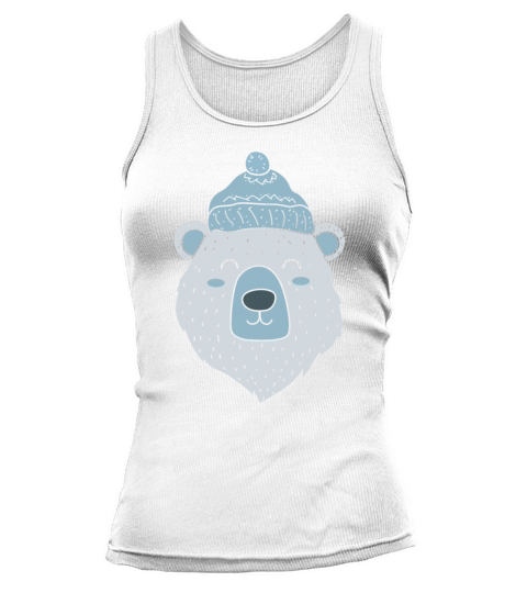 polar bear Ice Bear Icebear Winter Winter Hat gift Tank top Woman
