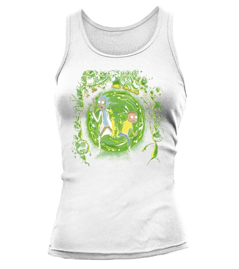 RICK &amp;amp; MORTY PORTAL AND THE MONSTERS Tank top Woman