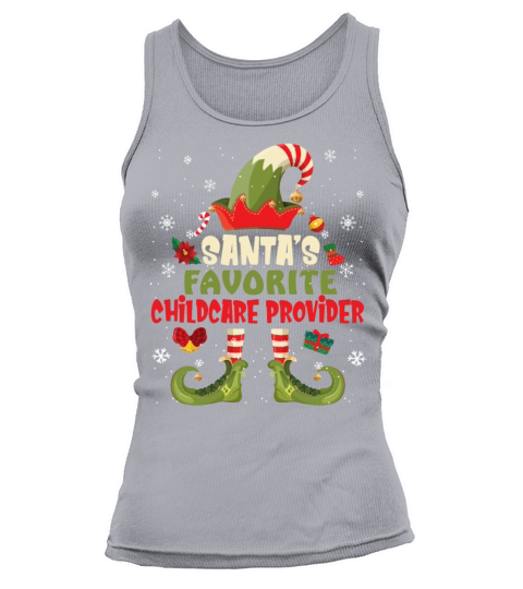 Santas Favorite Childcare Provider Christmas Tank top Woman