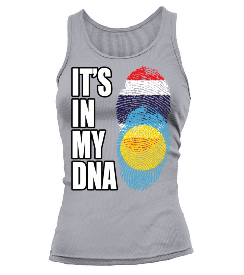 Thai And Palauan Vintage Heritage DNA Flag Tank top Woman